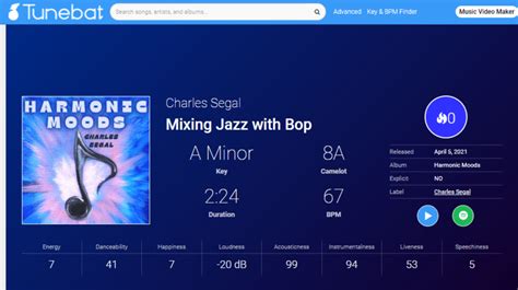Song KEY & BPM Finder: In The Air Tonight .
